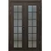 Распашная дверь «Modern-69-2» цвет Орех Мореный Темный