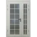 Полуторная дверь «Modern-69-half» цвет Белый Супермат