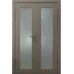 Двойная межкомнатная дверь «Modern-70-2» цвет Какао Супермат