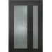 Полуторная межкомнатная дверь «Modern-70-half» цвет Антрацит