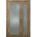 Полуторная межкомнатная дверь «Modern-70-half» цвет Дуб Янтарный