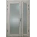 Полуторная межкомнатная дверь «Modern-70-half» цвет Крафт Белый