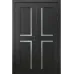 Двойная дверь «Modern-71-2» цвет Антрацит