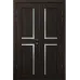 Двойная дверь «Modern-71-2» цвет Орех Мореный Темный
