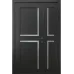 Полуторні двері «Modern-71-half» колір Антрацит