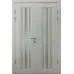 Двойная межкомнатная дверь «Modern-73-2» цвет Дуб Белый
