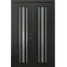 Двойная межкомнатная дверь «Modern-73-2» цвет Венге Южное