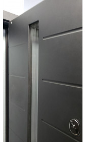 Вхідні вуличні двері «Неон» три контури ущільнення, метал полотна 2.2 мм