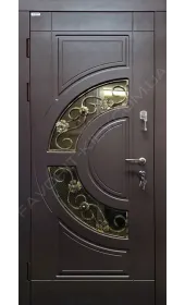 Входная уличная дверь «Орион» толщина полотна 75 мм, металл полотна 1.5 мм