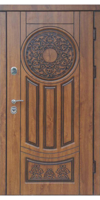 Вхідні двері модель «Патина», 2 мм сталь, 98 мм товщина полотна