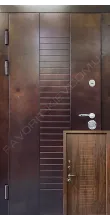 Входная уличная дверь «Плимут фанера» три контура уплотнения, лист металла 2.2 мм