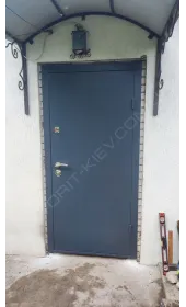 Уличная металлическая дверь модель «Порошковая»