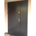 Полуторні вхідні металеві двері «Порошок», метал на дві сторони 1.8 мм