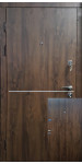 Вхідні вуличні двері «Равон», два контура ущільнення, товщина полотна 70 мм.