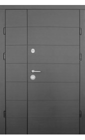 Вхідні полуторні вуличні двері модель «Слім», 2 мм сталь