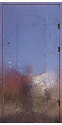 Входная металлическая дверь «Стабилити», порошковая покраска с декором