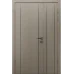 Міжкімнатні полуторні двері «Techno-20-half» колір Какао Супермат