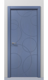 Межкомнатная дверь "Techno-34 Blue" Фаворит