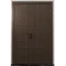 Розпашні міжкімнатні двері  «Techno-47-2» колір Дуб Портовий