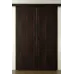 Міжкімнатні розсувні двері «Techno-55-2-slider» колір Горіх Морений Темний