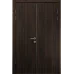Міжкімнатні подвійні двері «Techno-66f-2» колір Горіх Морений Темний