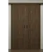 Міжкімнатні подвійні розсувні двері «Techno-66f-2-slider» колір Дуб Портовий