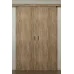 Міжкімнатні подвійні розсувні двері «Techno-66f-2-slider» колір Дуб Бурштиновий