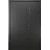 Міжкімнатні полуторні двері «Techno-66f-half» колір Антрацит