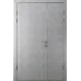 Межкомнатная полуторная дверь «Techno-66f-half» цвет Бетон Кремовый