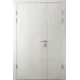 Міжкімнатні полуторні двері «Techno-66f-half» колір Дуб Білий