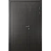 Міжкімнатні полуторні двері «Techno-66f-half» колір Венге Південне