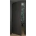 Міжкімнатні роторні двері «Techno-66f-roto» колір Антрацит