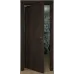 Міжкімнатні роторні двері «Techno-66f-roto» колір Горіх Морений Темний