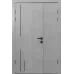Міжкімнатні полуторні двері «Techno-68f-half» колір Сосна Прованс