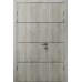 Міжкімнатні полуторні двері «Techno-70-half» колір Крафт Білий