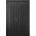 Міжкімнатні подвійні двері «Techno-71-2» колір Антрацит