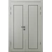 Міжкімнатні подвійні двері «Techno-71-2» колір Білий Супермат