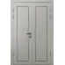 Межкомнатная двойная дверь «Techno-71-2» цвет Дуб Белый