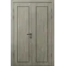 Межкомнатная двойная дверь «Techno-71-2» цвет Дуб Пасадена