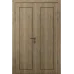 Межкомнатная двойная дверь «Techno-71-2» цвет Дуб Сонома