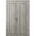 Межкомнатная двойная дверь «Techno-71-2» цвет Крафт Белый