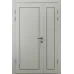 Міжкімнатні полуторні двері «Techno-71-half» колір Білий Супермат