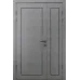 Міжкімнатні полуторні двері «Techno-71-half» колір Бетон Кремовий