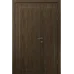 Межкомнатная полуторная дверь «Techno-71-half» цвет Дуб Портовый