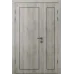 Міжкімнатні полуторні двері «Techno-71-half» колір Крафт Білий