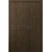 Межкомнатная полуторная дверь «Techno-72-half» цвет Дуб Портовый
