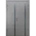 Міжкімнатні двійні двері «Techno-75-2» колір Бетон Кремовий
