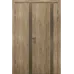 Міжкімнатні двійні двері «Techno-75-2» колір Дуб Бурштиновий