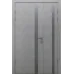 Полуторні міжкімнатні двері «Techno-75-half» колір Бетон Кремовий