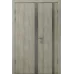 Полуторні міжкімнатні двері «Techno-75-half» колір Дуб Пасадена